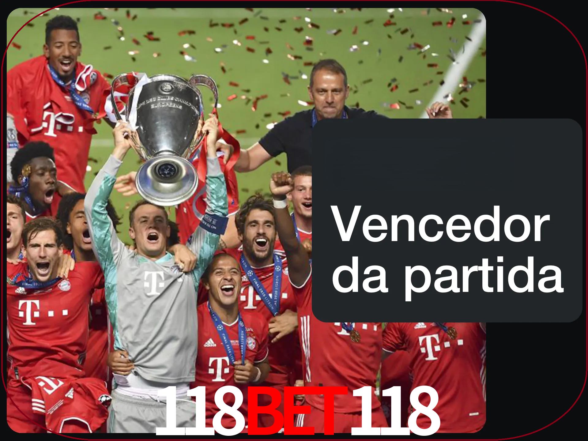 Aposte no vencedor e ganhe uma grande quantia de dinheiro.