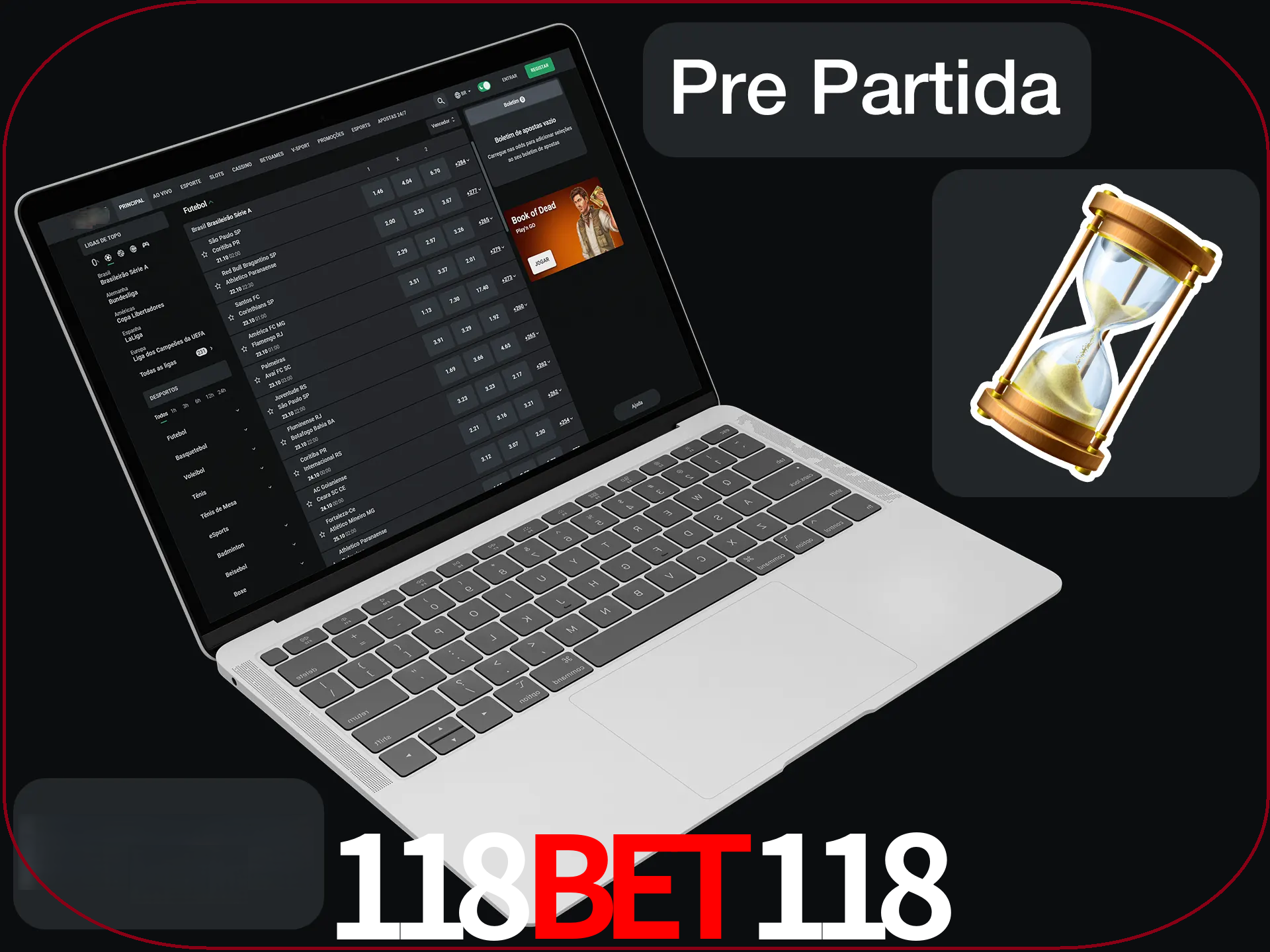 Fazer apostas em partidas futuras.
