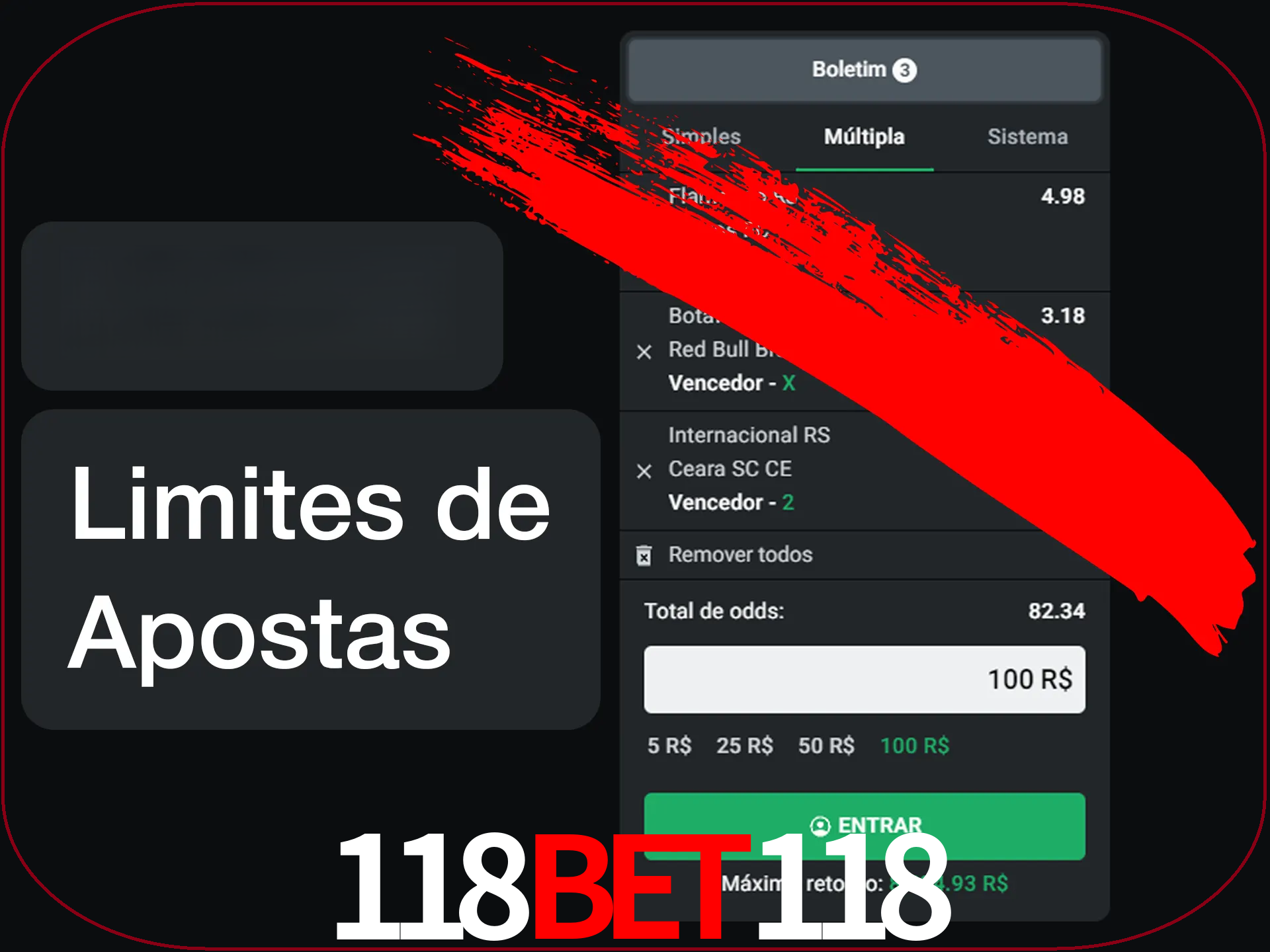 Não faça apostas loucas.